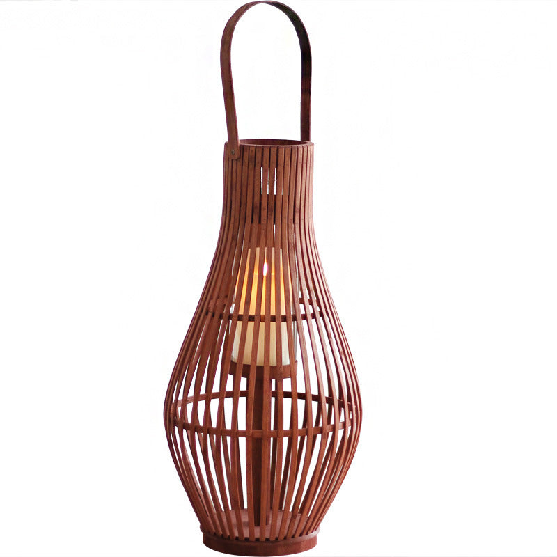 Elegant Rattan Lantern Kalsten