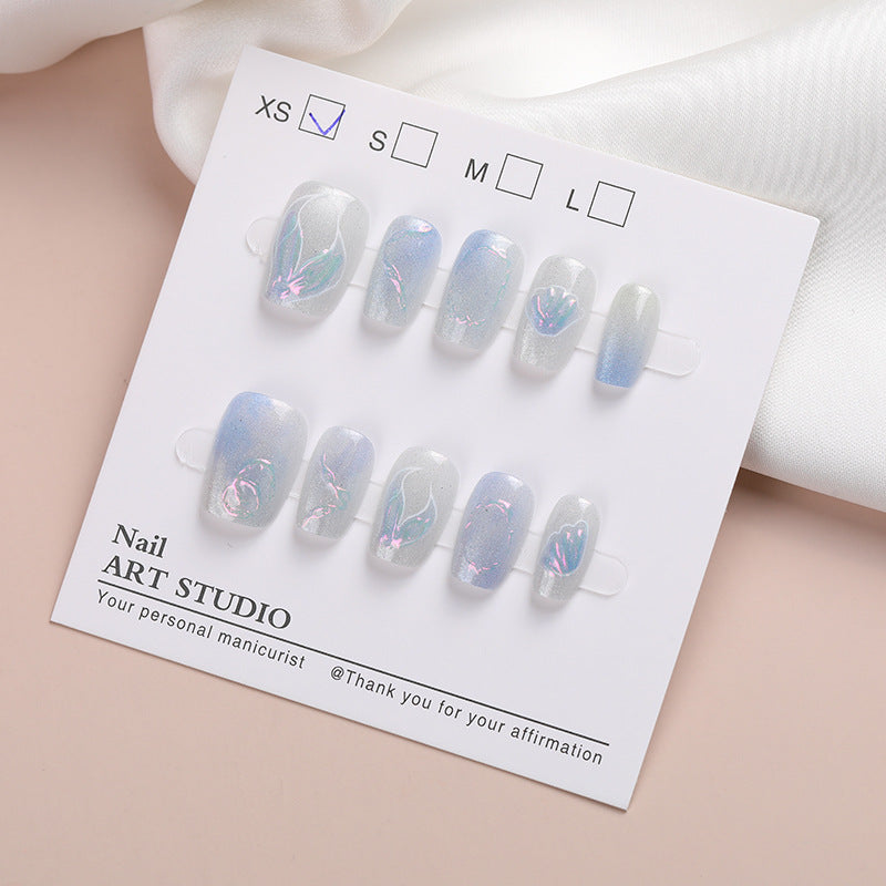 Iridescent Nail Art Press-On Collection Kalsten