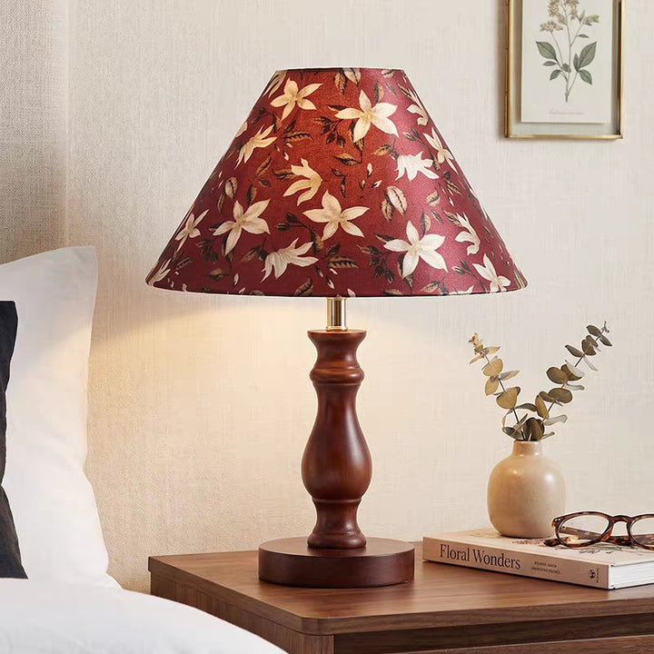 Classic Wood Table Lamp