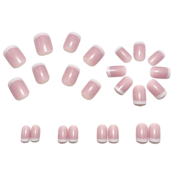 Elegant Art Nails with High Gloss French Tip Kalsten