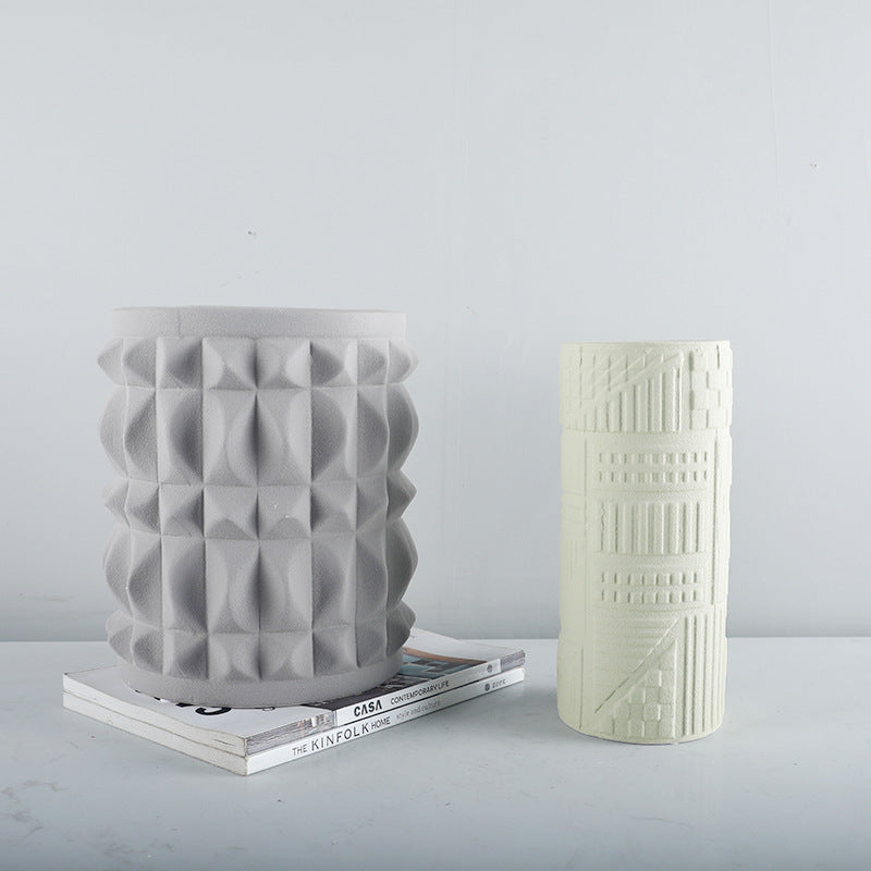 Textured Decorative Ceramic Vase