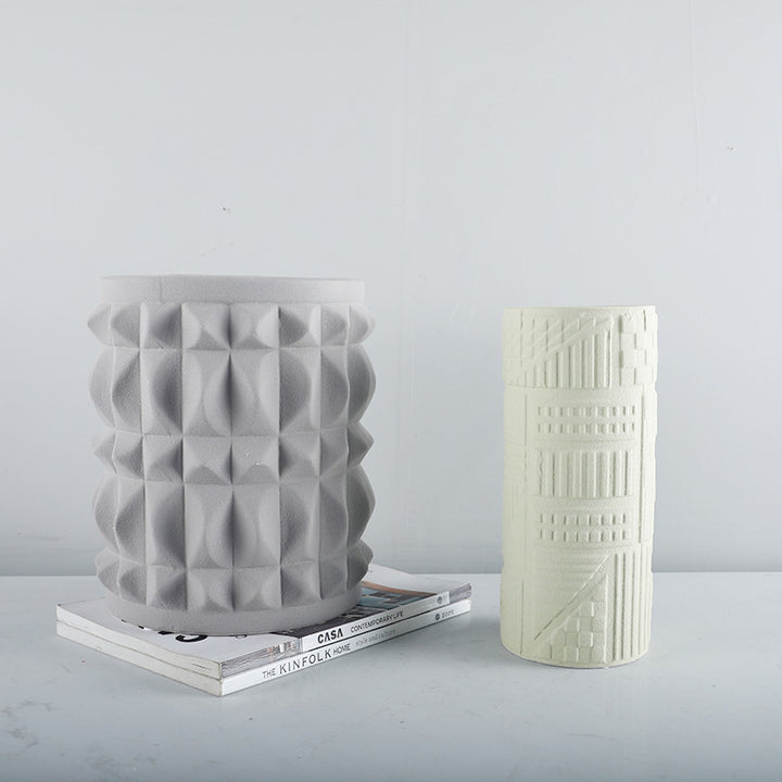 Textured Decorative Ceramic Vase