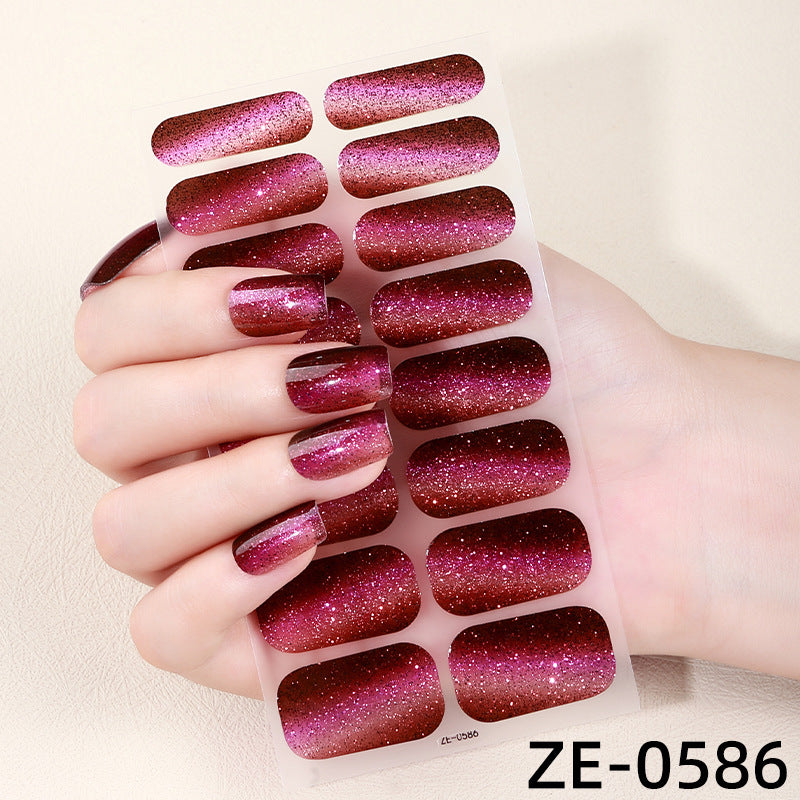 Glitter Gradient Nail Wraps