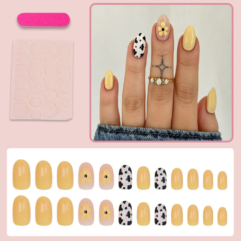 Art nail set with floral and trendy animal patterns Kalsten
