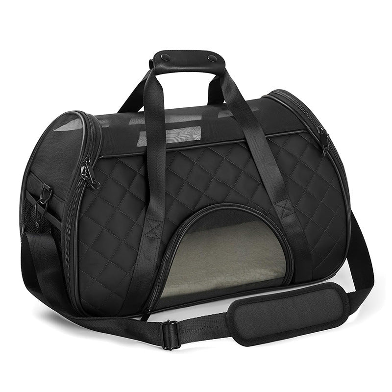 Closed pet transport bag with breathable mesh Kalsten