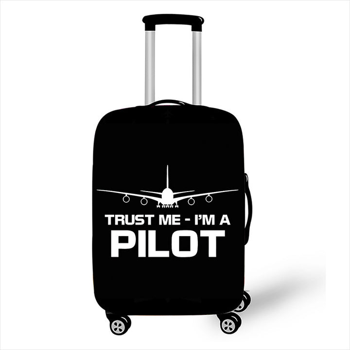 Men's hard-shell suitcase with exclusive airplane design Kalsten
