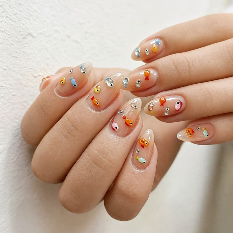 Nail art set with creative animal and fish motifs Kalsten