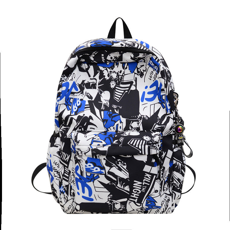 Artistic Graphic Print Backpack Kalsten