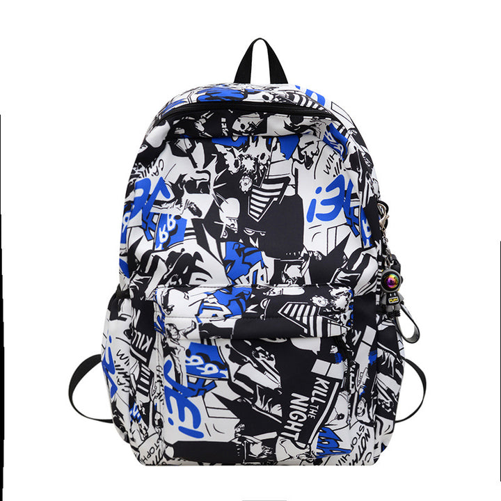 Artistic Graphic Print Backpack Kalsten