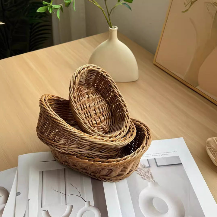 Decorative Woven Serving Basket Kalsten