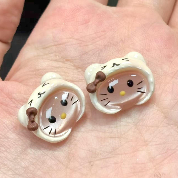 Artifical nails with Playful Animal Design Kalsten