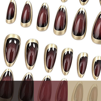 Elegant Almond-Shaped Nail Enhancements Kalsten 1789915251