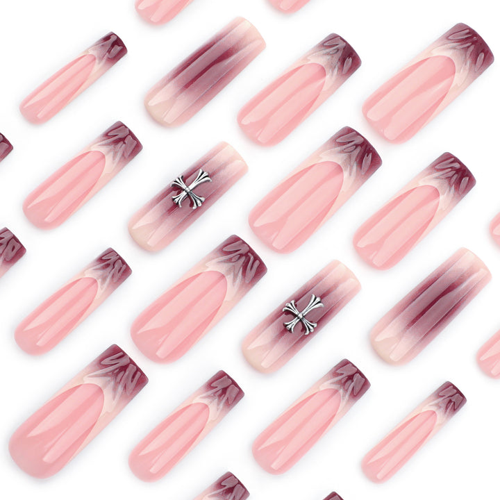 Artful Gel Nails in Glamour Style Kalsten