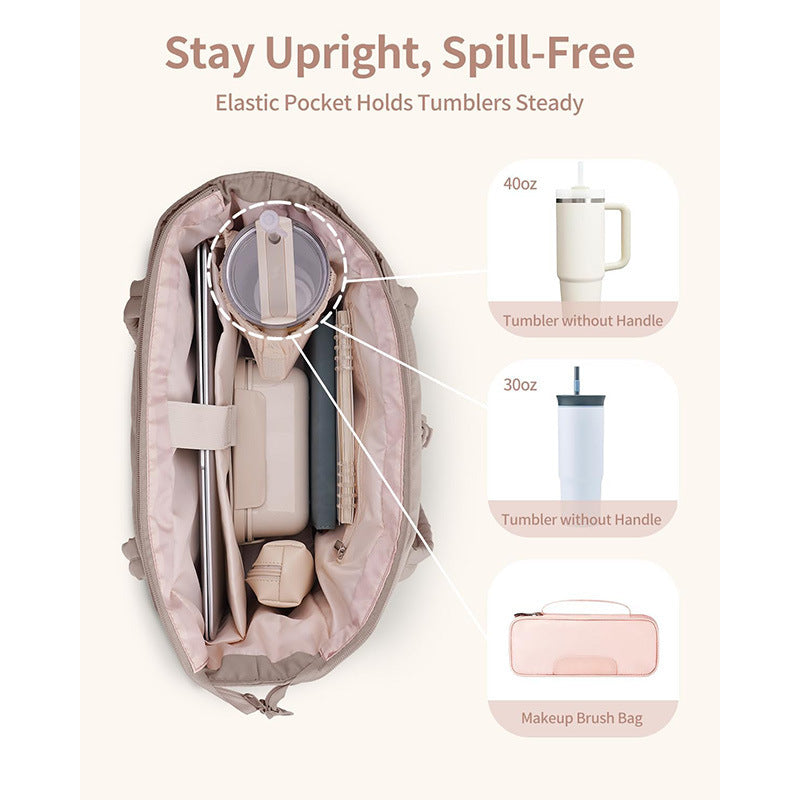 Fashionable and Spacious Tote Bag with Removable Compartments Kalsten