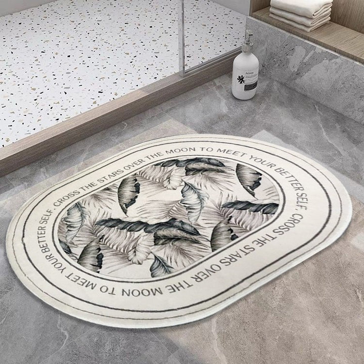 Abstract Inspirational Bathroom Mat Kalsten