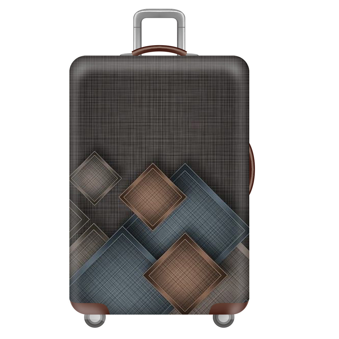 Men's hard-shell suitcase with unique skull design Kalsten