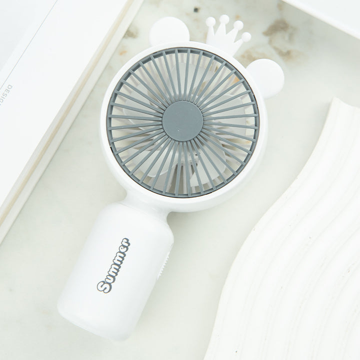 Portable Deer-Themed Handheld Cooling Fan Kalsten