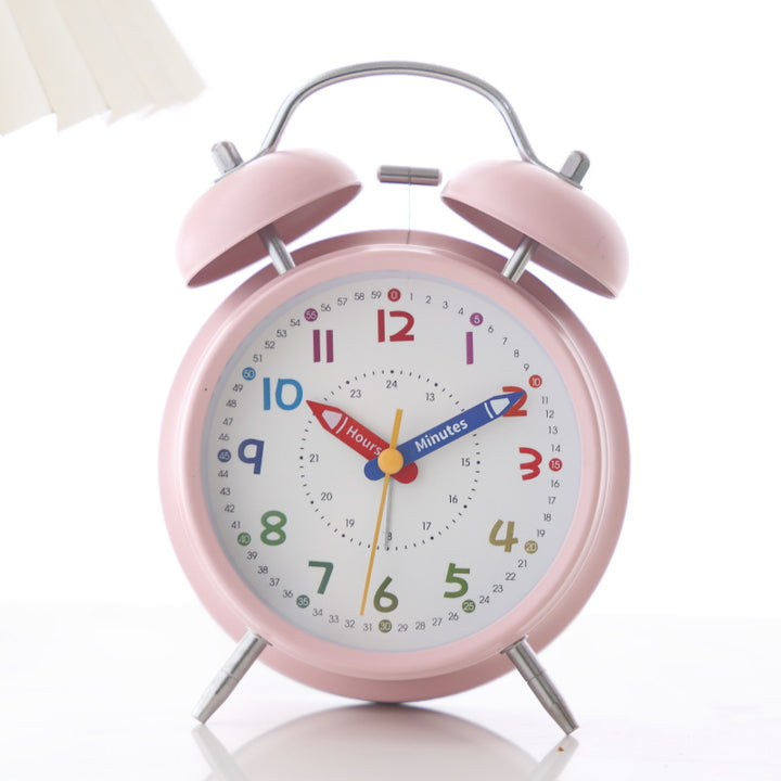 Learning clock with double bell mechanism Kalsten