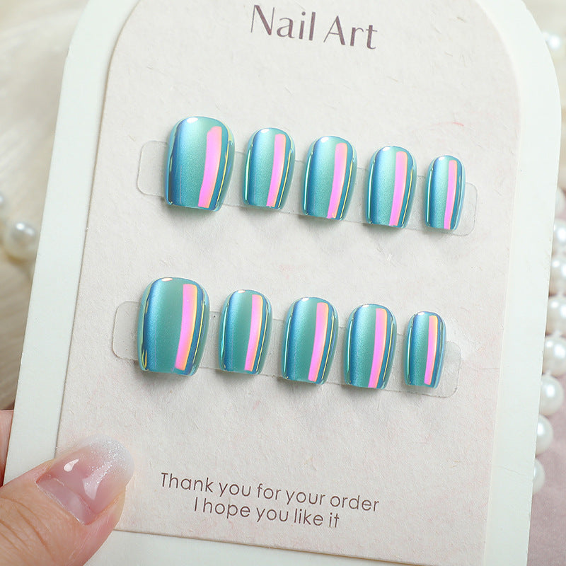 Reflective Press-On Nail Set Kalsten