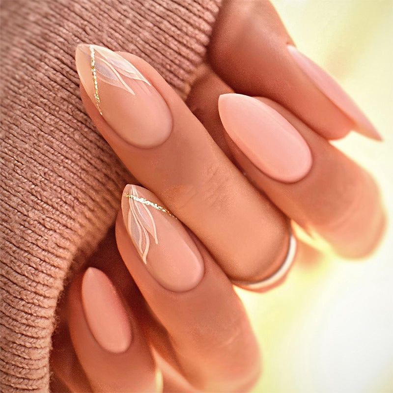 Elegant Floral Inspired Press-On Nail Set Kalsten