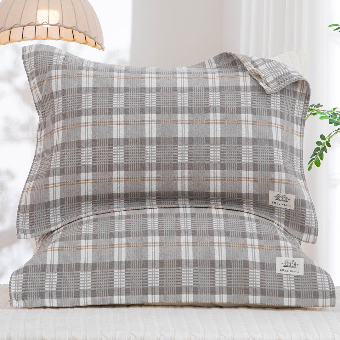 Women's pillowcase with modern checkered pattern Kalsten