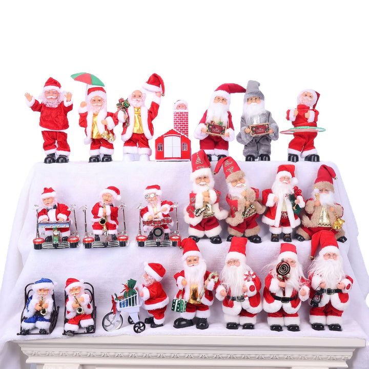 Decorative Santa Claus figure with candy