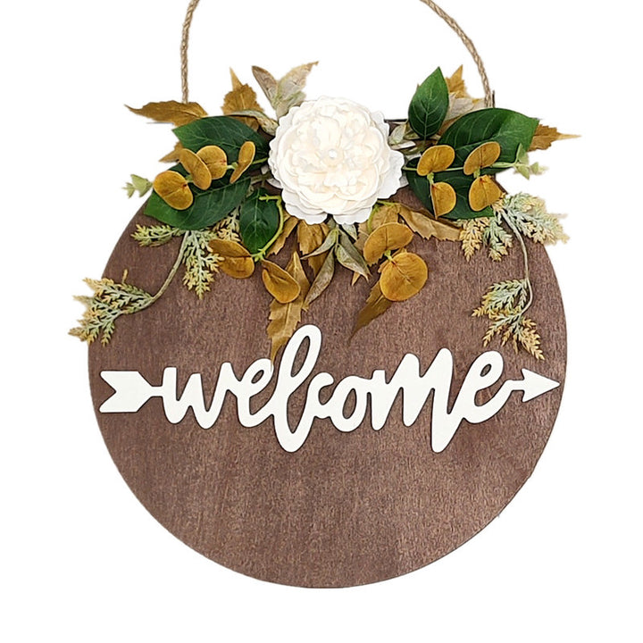Decorative Flower Welcome Board