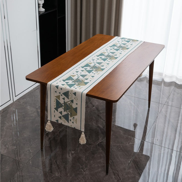 Geometric Patterned Table Runner