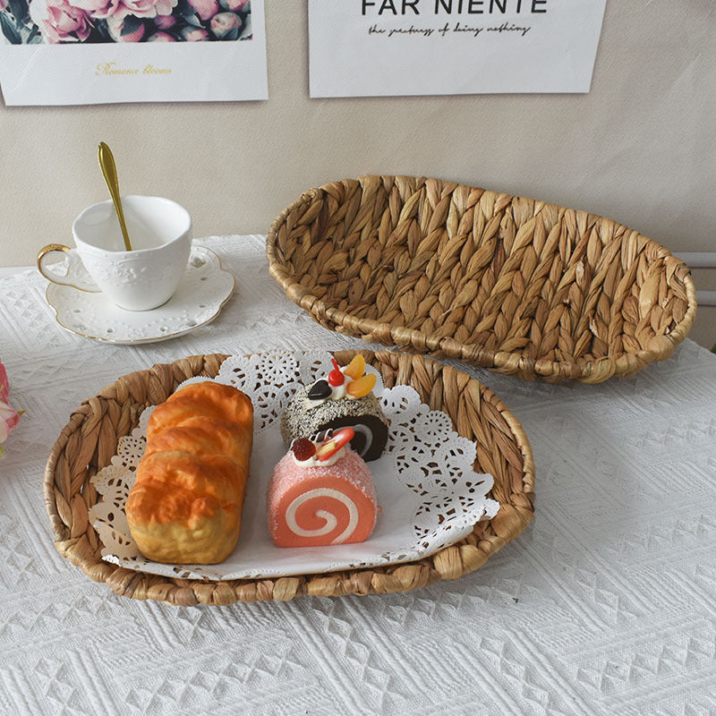 Natural Woven Serving Tray Kalsten