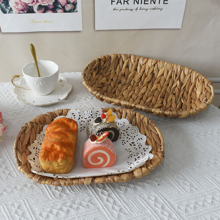 Natural Woven Serving Tray Kalsten