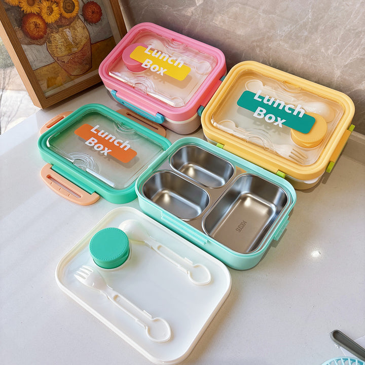 Multi-Compartment Airtight Lunch Box