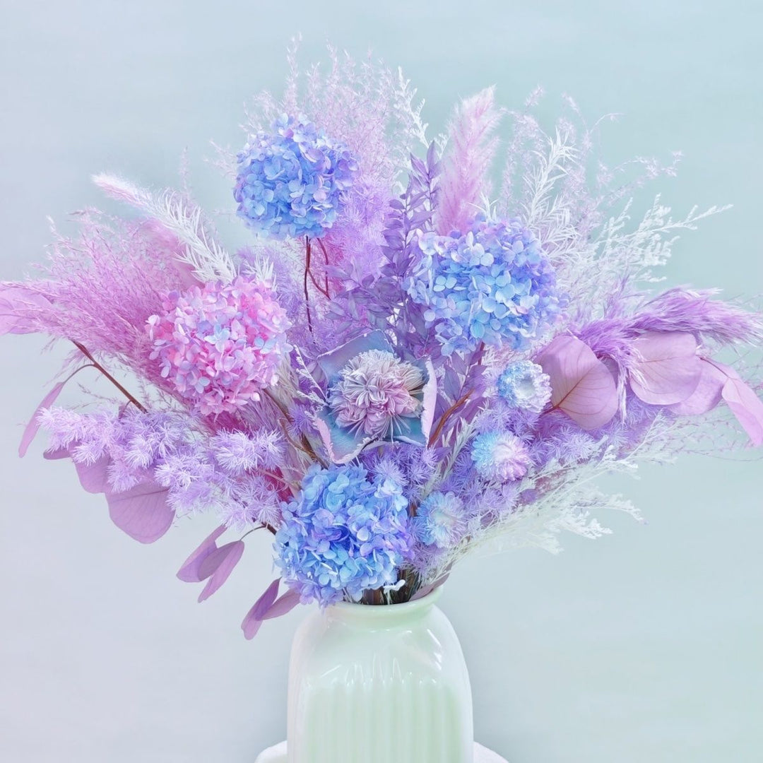 Vibrant Artificial Floral Bouquet with Decorative Accents