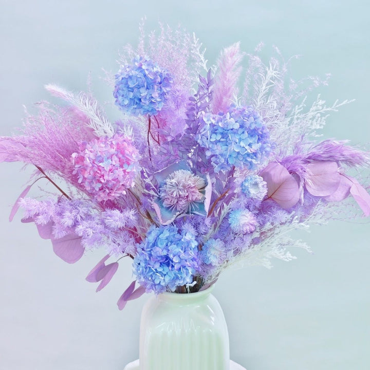 Vibrant Artificial Floral Bouquet with Decorative Accents