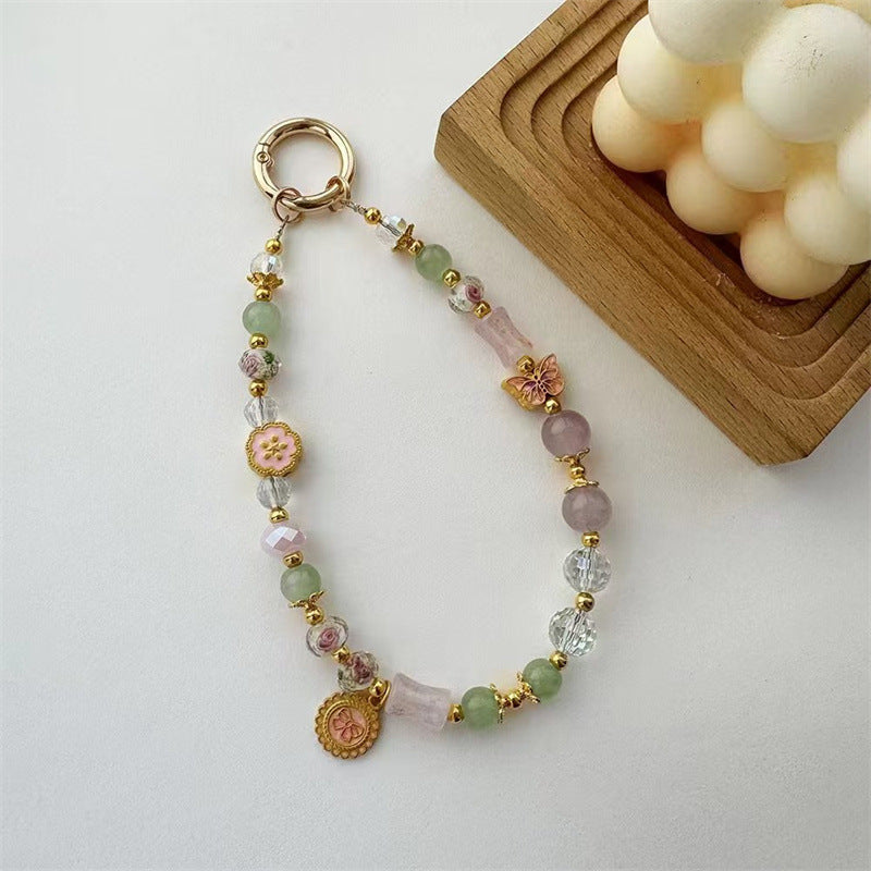 Decorative Beaded Charm Keychain Kalsten 1790135355