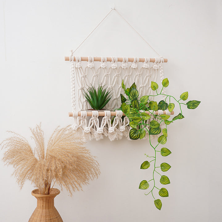 Artistic Macrame Wall Hanging Organizer Kalsten