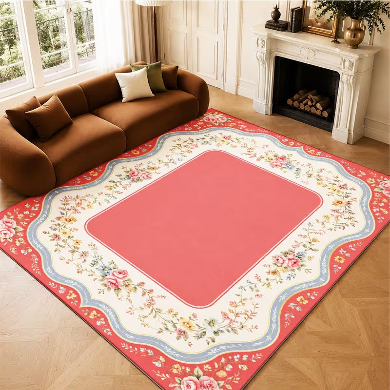 Vintage Floral Pattern Area Rug Kalsten