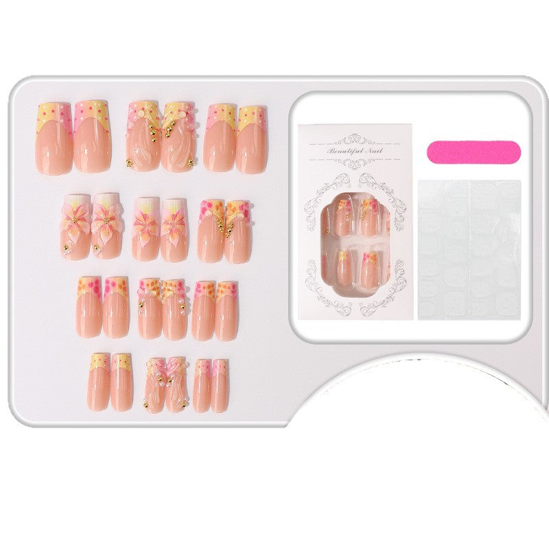 Floral Art Press-On Nail Tips Kalsten