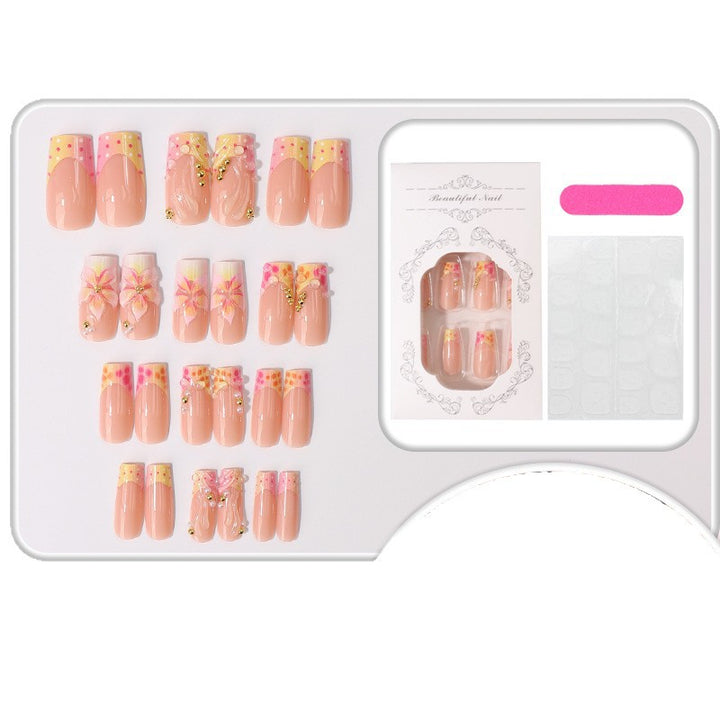 Floral Art Press-On Nail Tips Kalsten