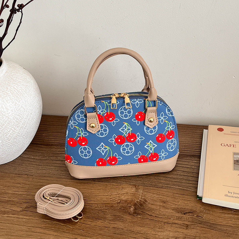 WoEmbroidered Cherry Pattern Handbag Kalsten