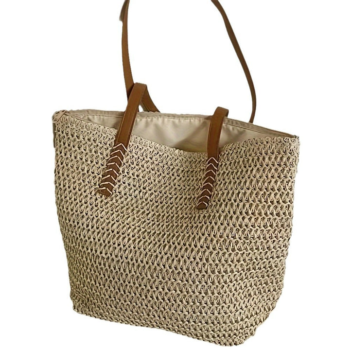 Handbag Made Of Naturally Braided Material Kalsten