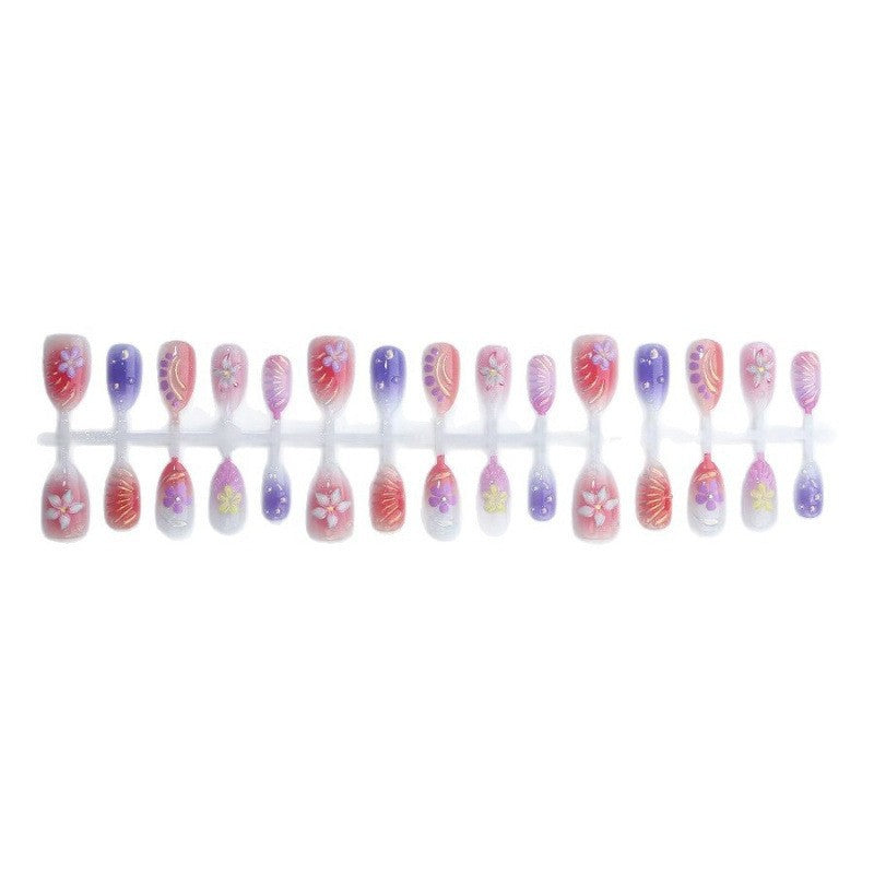 Artistic Floral Press-On Nail Collection Kalsten