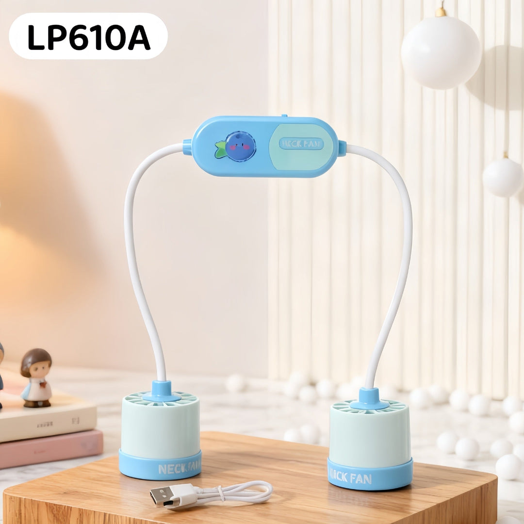 Women Portable Neck Fan with Flexible Design Kalsten