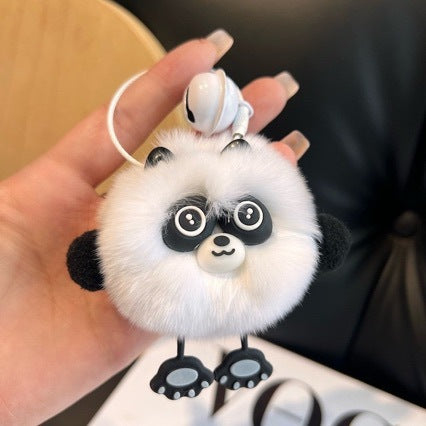 Cute Panda Plush Keychain Set Kalsten