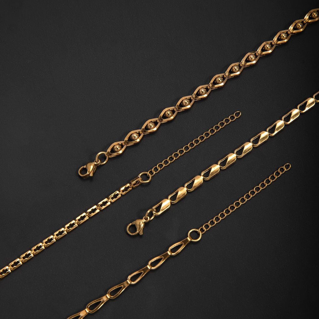 Adjustable Contemporary Link Bracelet Kalsten