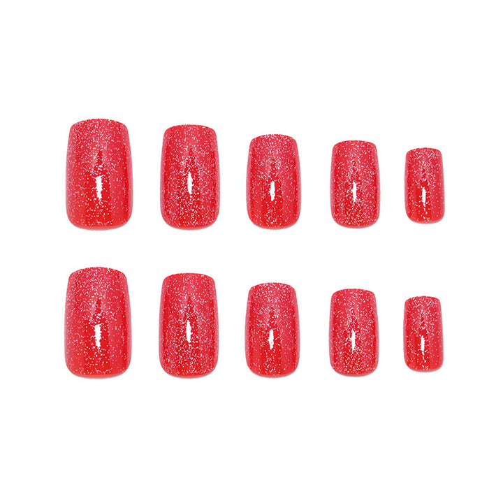 Glittery Press-On Nail Art Set Kalsten