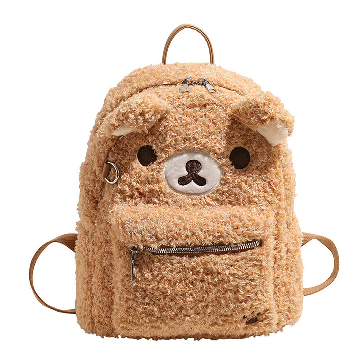 Plush Backpack in Funny Bear Design Kalsten