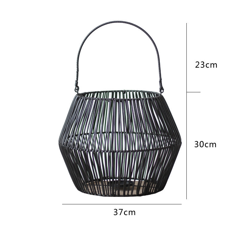 Decorative basket with handle Kalsten