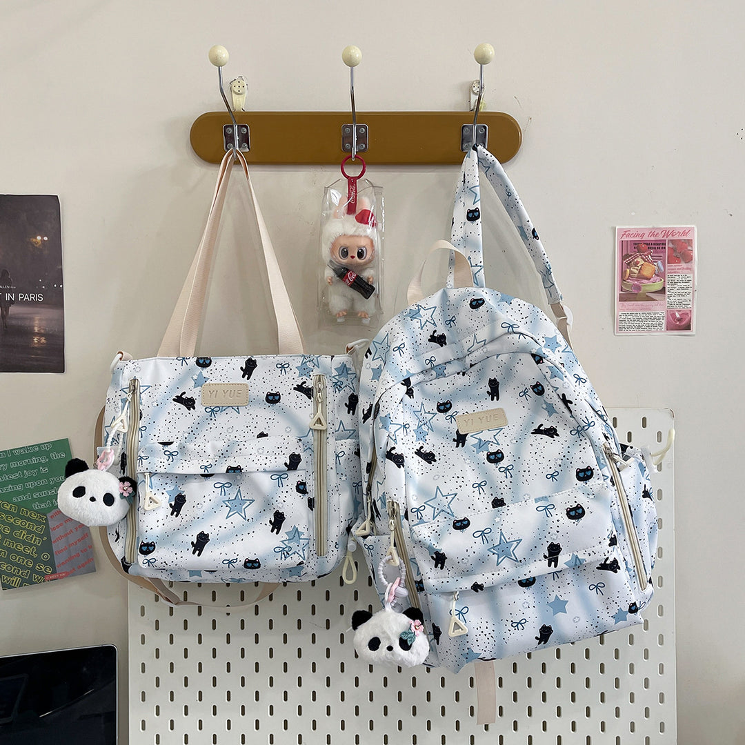 Versatile Cartoon-Themed Utility Backpack