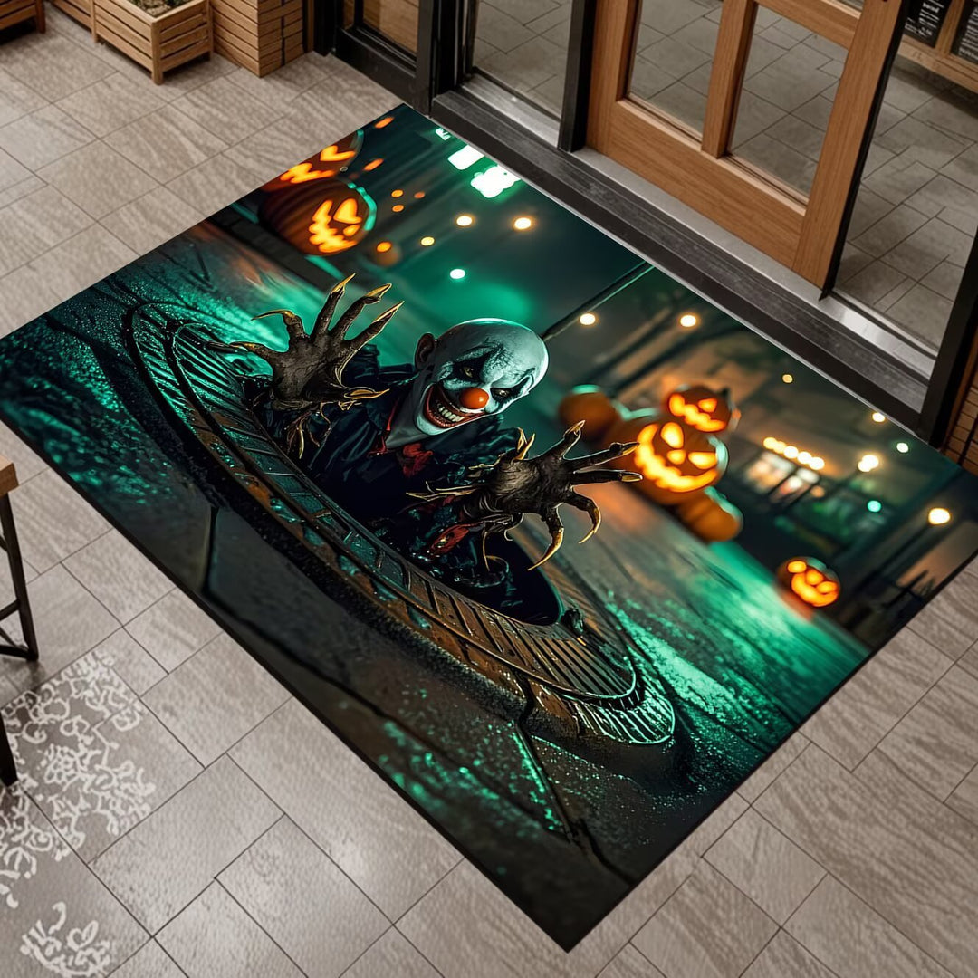 Spooky Graveyard Scene Area Mat