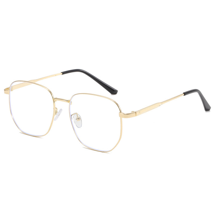 Women’s fashionable square glasses with lightweight metal frame Kalsten